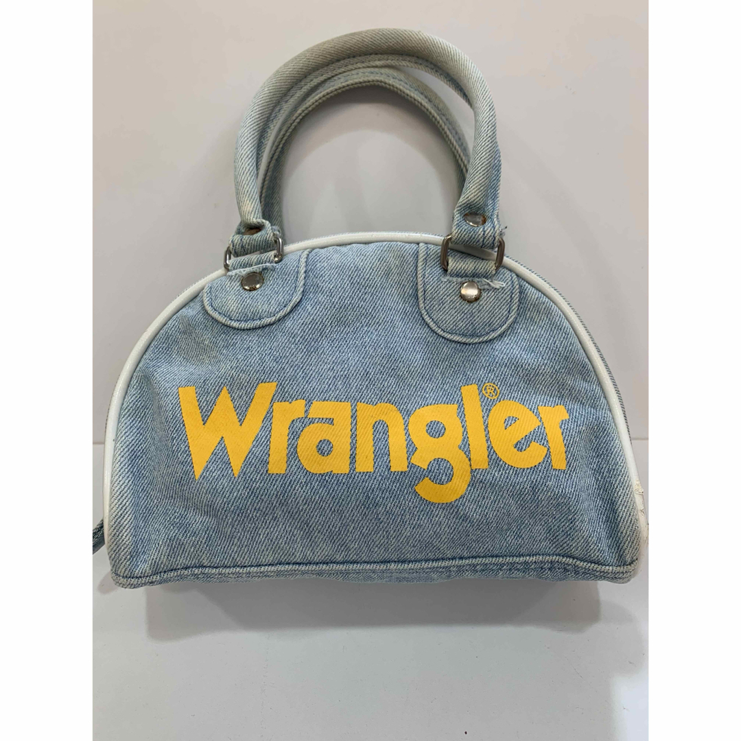 Wrangler(ラングラー)のWrangler  ラングラー ウォッシュデニム　ミニボストン　【ダメージあり】 レディースのバッグ(ボストンバッグ)の商品写真