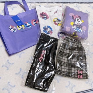 ディズニー(Disney)の新品♡Disneyミニーマウス♡福袋 2024 スポーツウェア 4点セット(Tシャツ/カットソー)