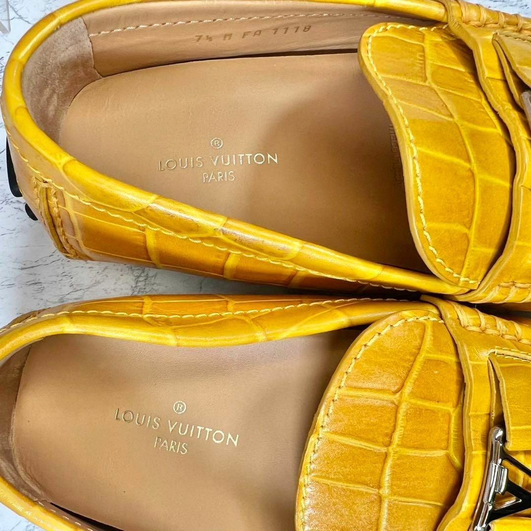 LOUIS VUITTON(ルイヴィトン)の【メンズブランド革靴】ルイヴィトン7.5　ホッケンハイム　ラインローファー メンズの靴/シューズ(デッキシューズ)の商品写真