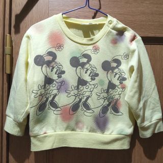 ディズニー(Disney)のディズニー　ミニーマウスのＴシャツ(長袖)　サイズ90(Tシャツ/カットソー)