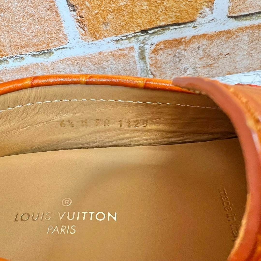 LOUIS VUITTON(ルイヴィトン)の【メンズブランド革靴】ルイヴィトン6.5　ホッケンハイム　ラインローファー メンズの靴/シューズ(デッキシューズ)の商品写真