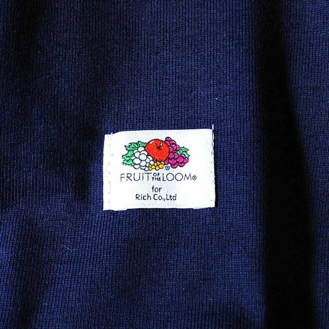 FRUIT OF THE LOOM(フルーツオブザルーム)のFruit Of The Loom 8.5oz厚手 ロンTシャツ ネイビーL メンズのトップス(Tシャツ/カットソー(七分/長袖))の商品写真