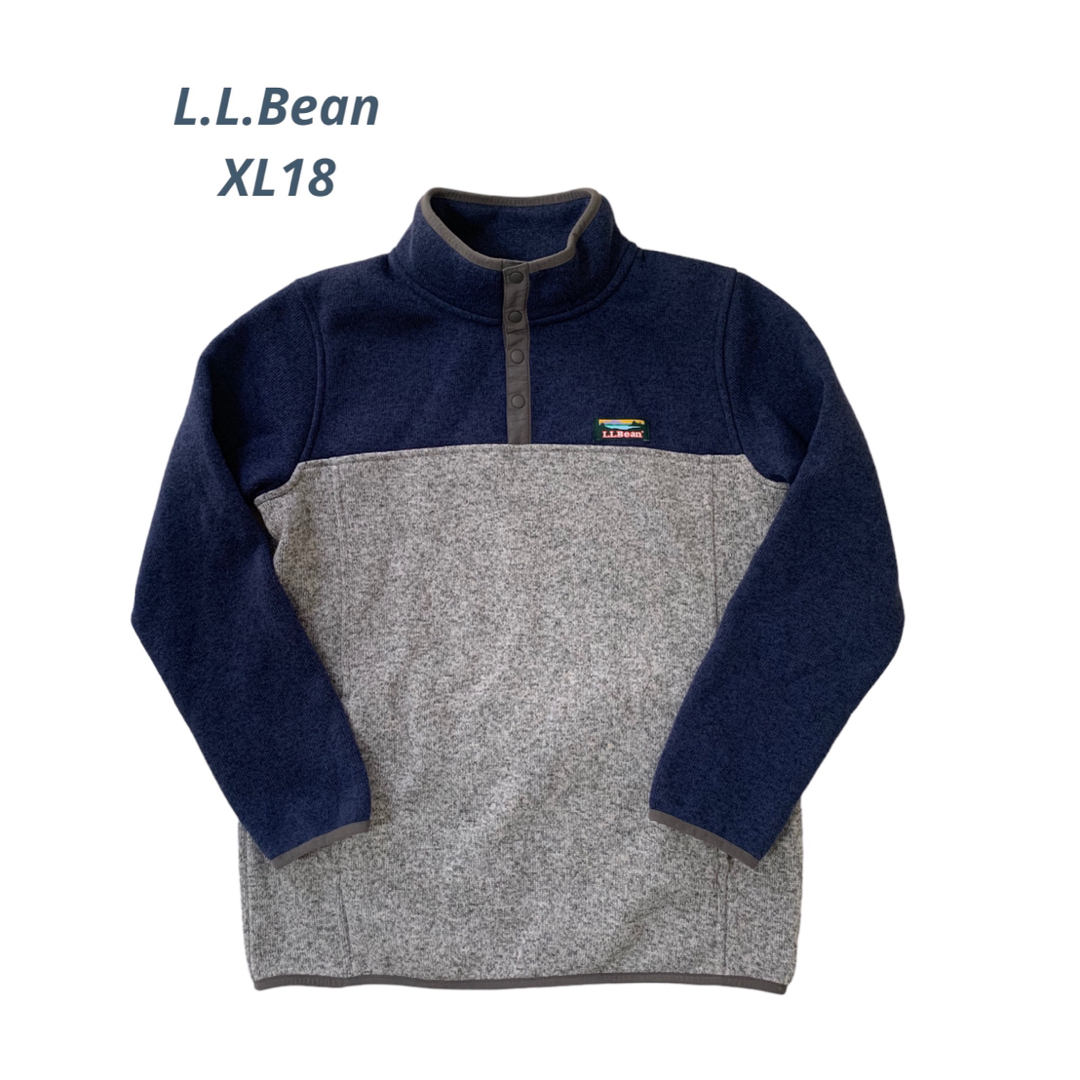 L.L.Bean(エルエルビーン)の☆ L.L.Bean XL18 フリース セーター ☆ キッズ/ベビー/マタニティのキッズ服男の子用(90cm~)(ジャケット/上着)の商品写真