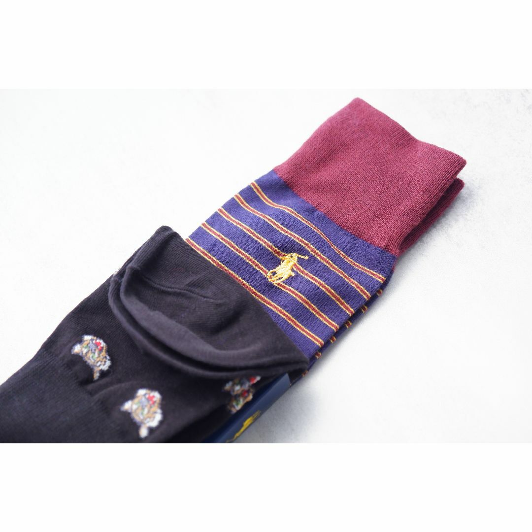 POLO RALPH LAUREN(ポロラルフローレン)のPOLOポロラルフローレン【2足セット／メンズ】おしゃれなソックス【新品です】 メンズのレッグウェア(ソックス)の商品写真