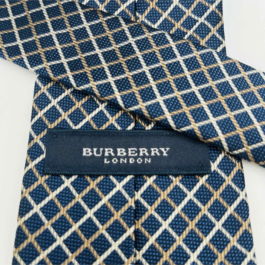 BURBERRY(バーバリー)のBURBERRYLONDON バーバリーロンドン ネクタイ ネイビー ブルー 青 メンズのファッション小物(ネクタイ)の商品写真