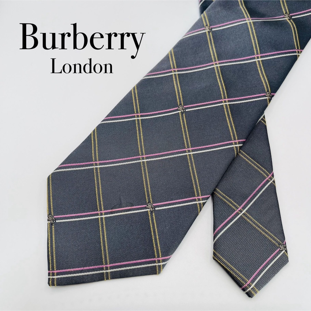 BURBERRY(バーバリー)のBURBERRYLONDON バーバリーロンドン ネクタイ グレー 灰色 メンズのファッション小物(ネクタイ)の商品写真