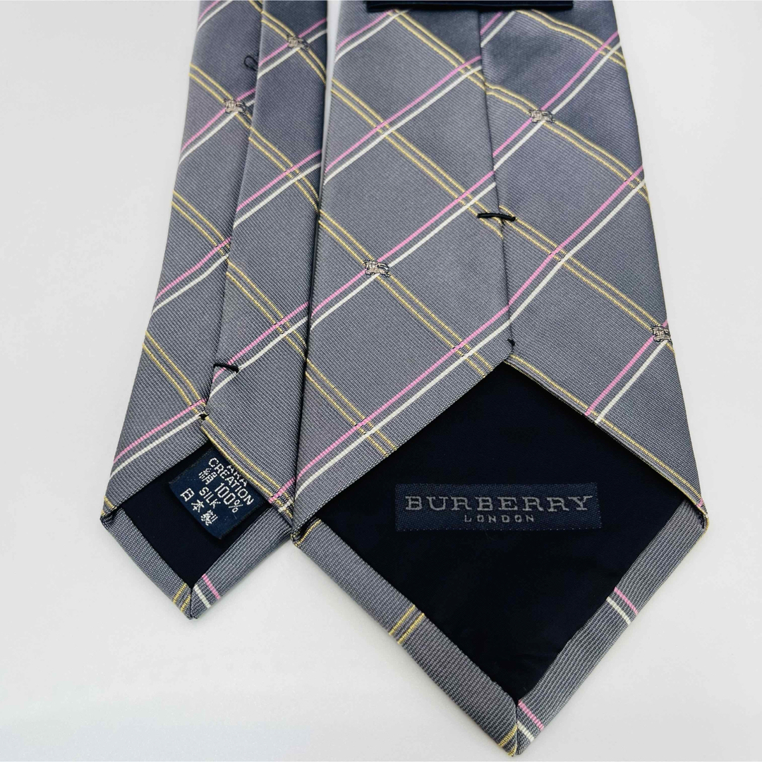 BURBERRY(バーバリー)のBURBERRYLONDON バーバリーロンドン ネクタイ グレー 灰色 メンズのファッション小物(ネクタイ)の商品写真