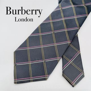 バーバリー(BURBERRY)のBURBERRYLONDON バーバリーロンドン ネクタイ グレー 灰色(ネクタイ)