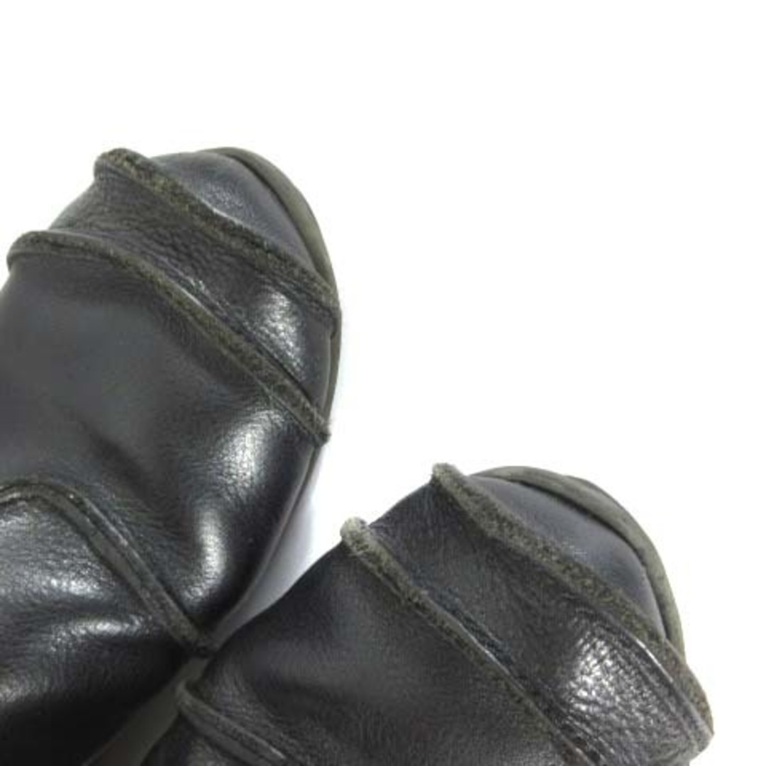 trippen(トリッペン)のトリッペン ショートブーツ シューズ レザー 変形ソール 黒 39 24.5cm レディースの靴/シューズ(ブーツ)の商品写真