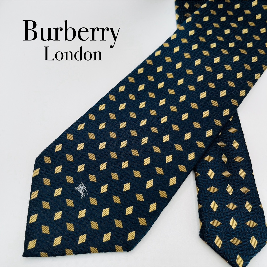 BURBERRY(バーバリー)のBURBERRYLONDON バーバリーロンドン ネクタイ ネイビー ブルー 青 メンズのファッション小物(ネクタイ)の商品写真