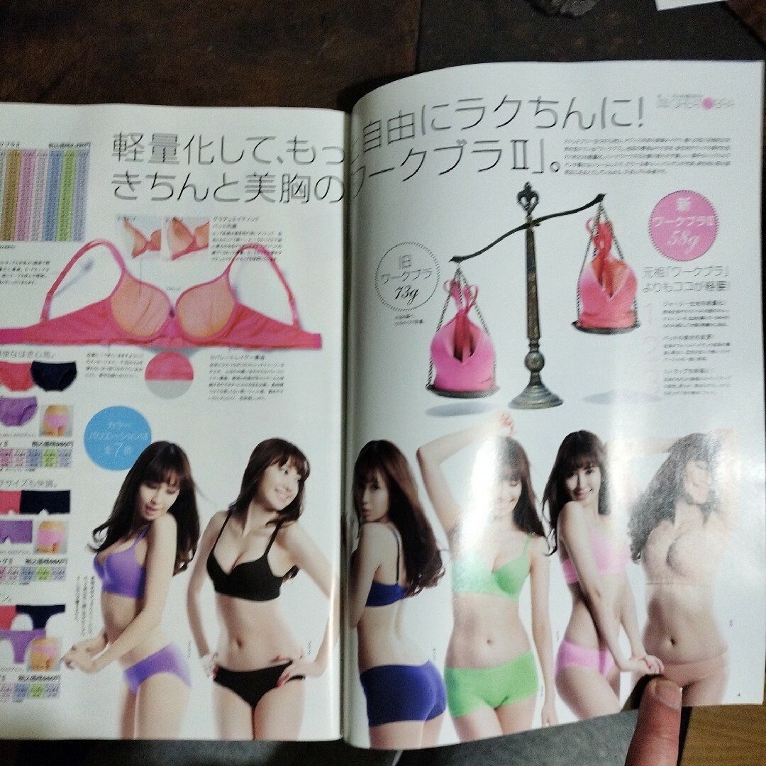 ピーチジョン　peach john  カタログ　小嶋陽菜 エンタメ/ホビーの雑誌(ファッション)の商品写真