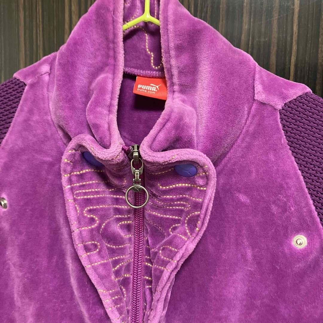 PUMA(プーマ)のプーマ  ジャケット　紫 レディースのトップス(パーカー)の商品写真