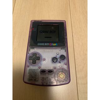 ゲームボーイ(ゲームボーイ)のGAME BOY COLOR クリアパープル(携帯用ゲーム機本体)