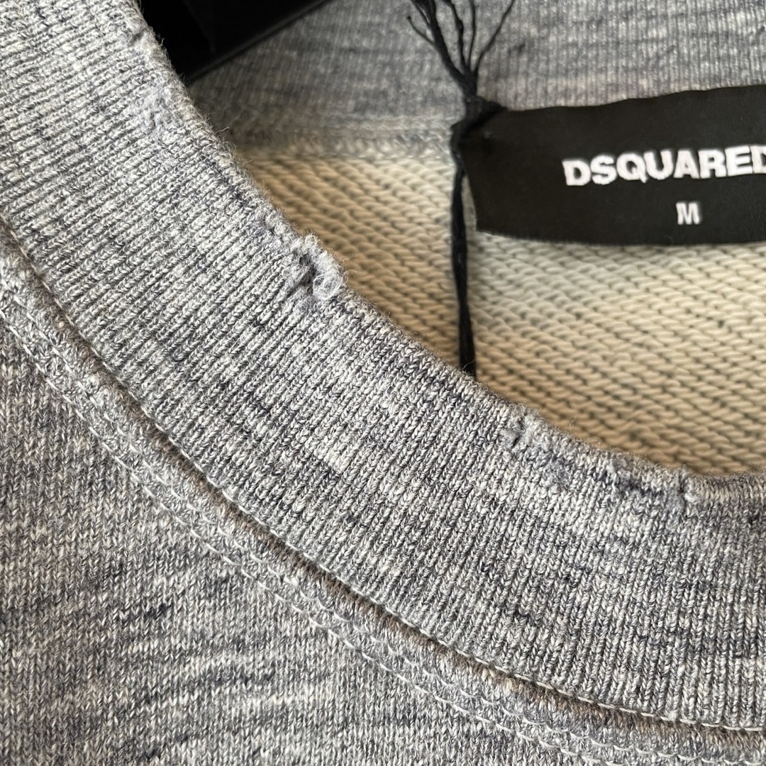 DSQUARED2(ディースクエアード)のDSQUARED2 ディースクエアード スウェット トレーナー グレー M メンズのトップス(スウェット)の商品写真