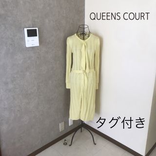 クイーンズコート(QUEENS COURT)の新品タグ付き♡クイーンズコート　2way(ひざ丈ワンピース)