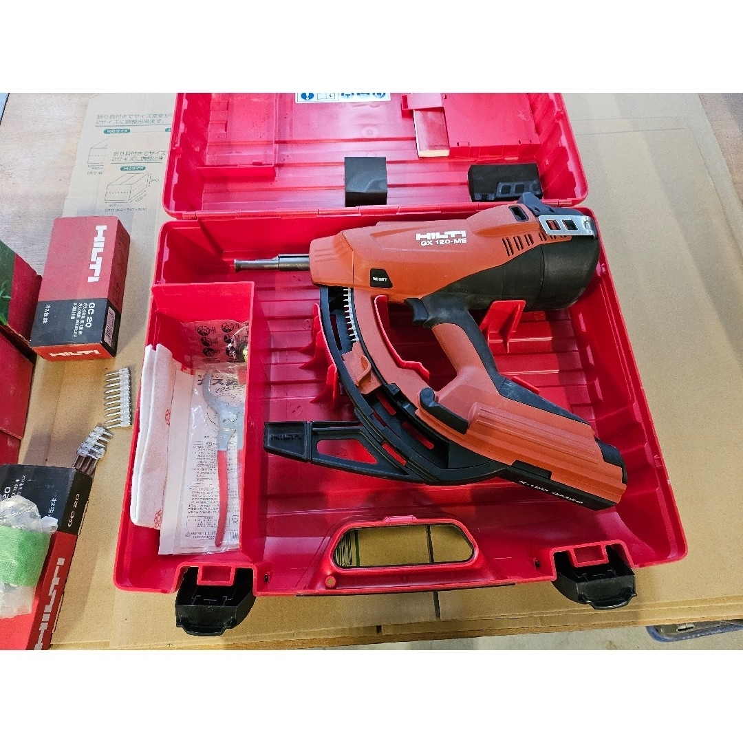 ○HILTI ガス鋲打ち機 GX120 ヒルティ ガス式鋲打機 ○ ○HILTI ガス鋲打ち機 GX120 ヒルティ ガス式鋲打機 ○