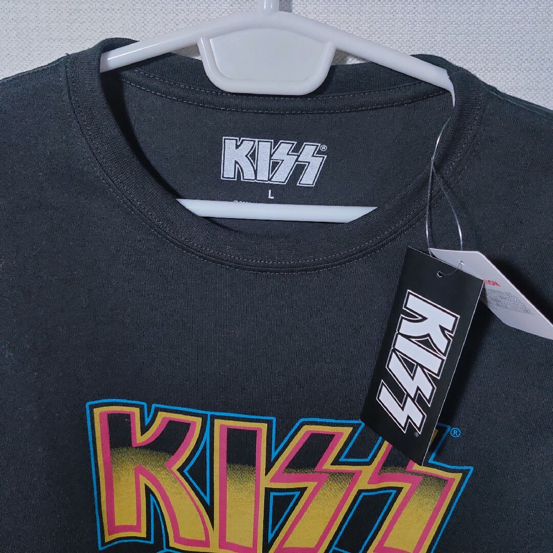 新品 ロンT L キッス KISS ポールスタンレー ヘビメタ バンドT 長袖 メンズのトップス(Tシャツ/カットソー(七分/長袖))の商品写真