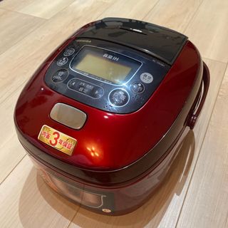 トウシバ(東芝)の東芝 真空IHジャー炊飯器 保温機能付き RC-10VRH R グランレッド(1(炊飯器)