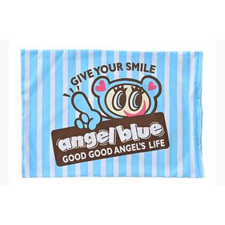 エンジェルブルー(angelblue)のエンジェルブルー　まくらカバー　ANGELBLUE 水色　完売　新品　未使用(シーツ/カバー)