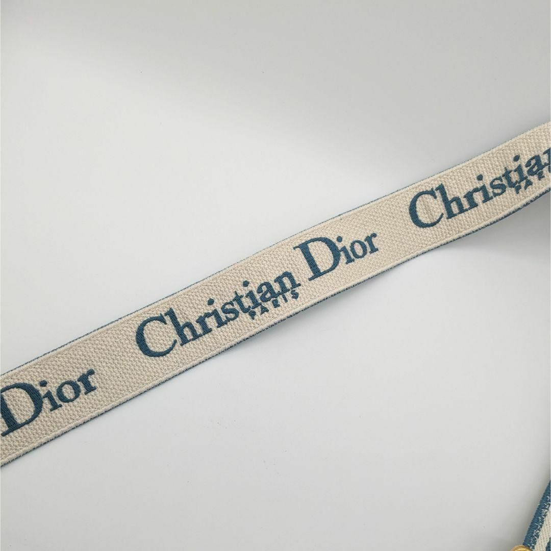 Christian Dior(クリスチャンディオール)の美品 クリスチャンディオール エンブロイダリー ショルダーストラップ レディースのバッグ(その他)の商品写真