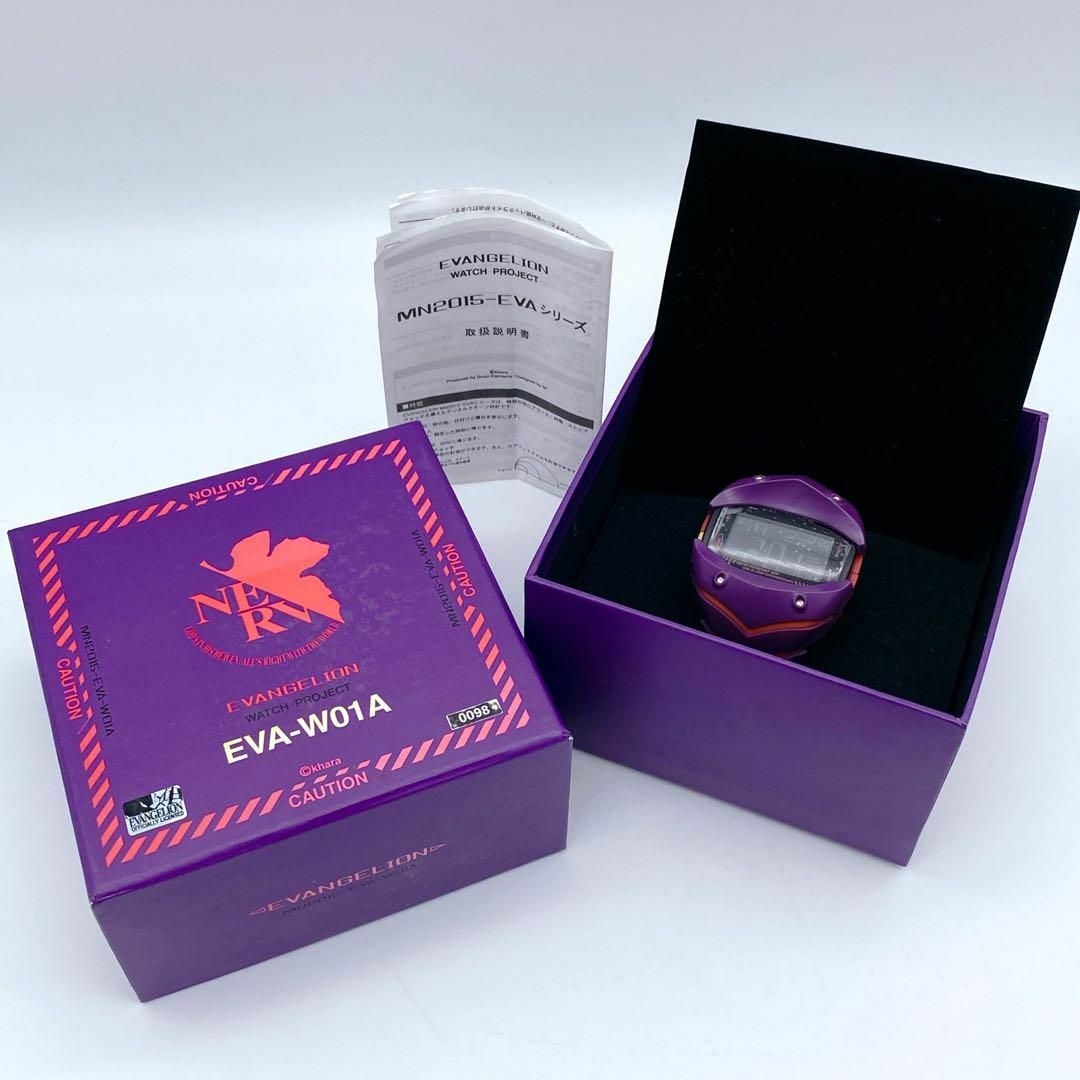 駆動品 エヴァンゲリオン 初号機覚醒モデル EVA-W01A 腕時計 エヴァ メンズの時計(腕時計(デジタル))の商品写真