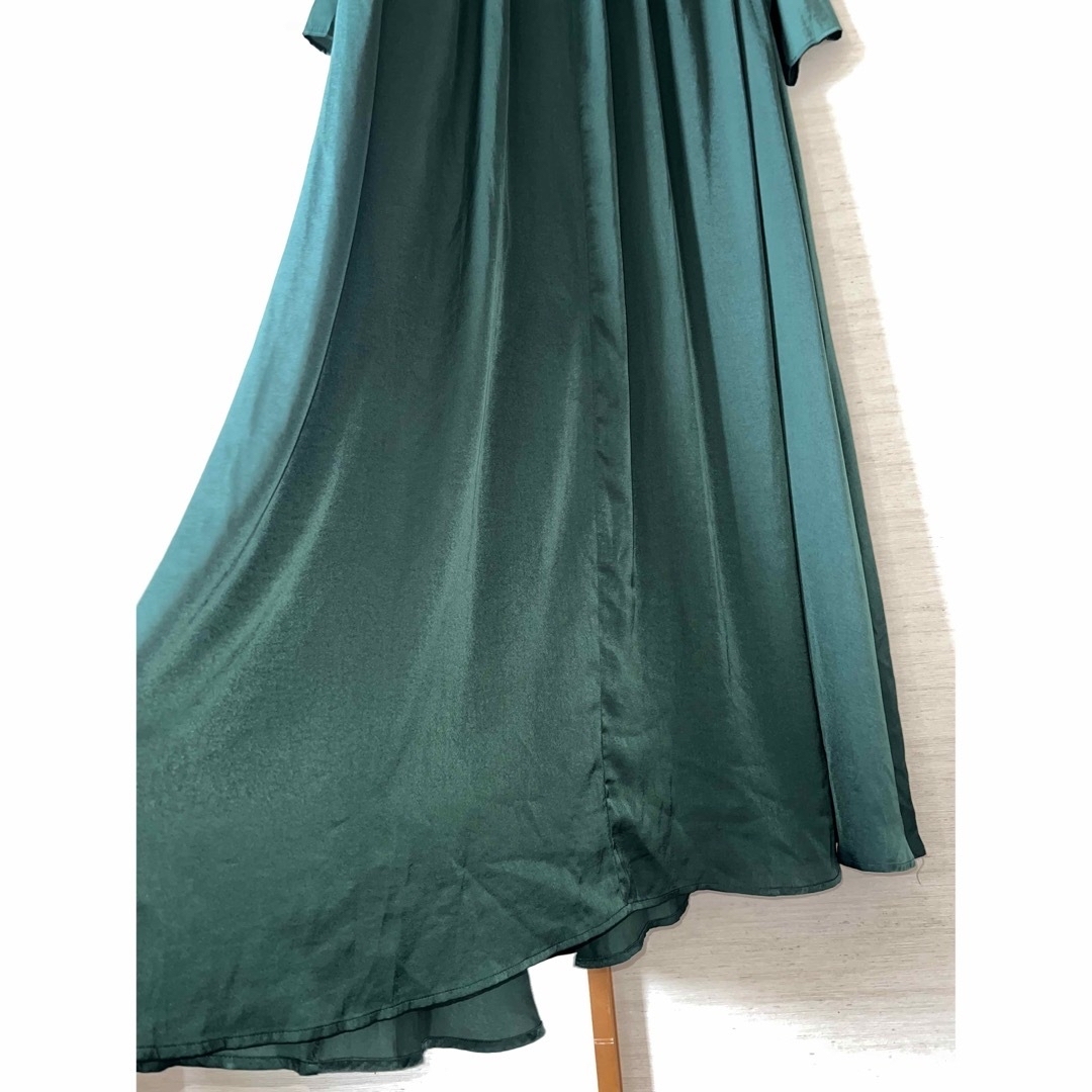 Ameri VINTAGE(アメリヴィンテージ)のAMERI VINTAGE  2WAY CURTAIN VOLUME DRESS レディースのワンピース(ロングワンピース/マキシワンピース)の商品写真