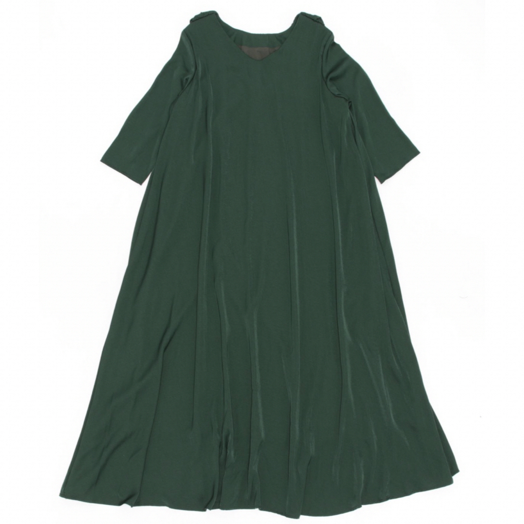 Ameri VINTAGE(アメリヴィンテージ)のAMERI VINTAGE  2WAY CURTAIN VOLUME DRESS レディースのワンピース(ロングワンピース/マキシワンピース)の商品写真