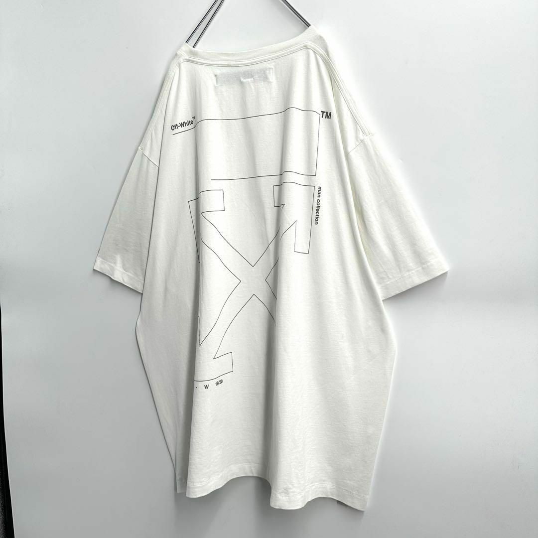 OFF-WHITE(オフホワイト)の(●’∀｀●)様予約済み　希少XL　オフホワイト アンフィニッシュド　Tシャツ メンズのトップス(Tシャツ/カットソー(半袖/袖なし))の商品写真