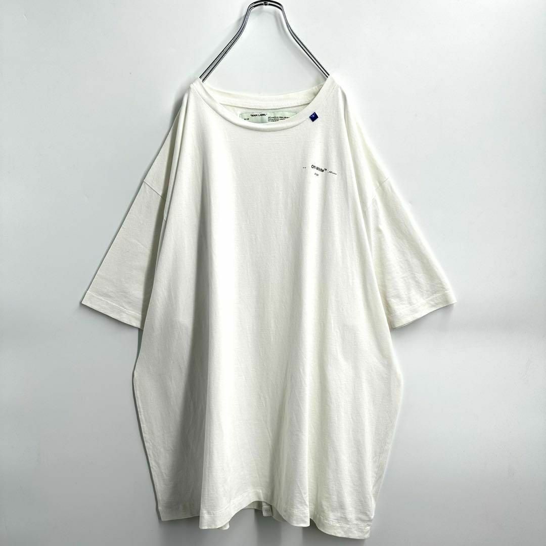 OFF-WHITE(オフホワイト)の(●’∀｀●)様予約済み　希少XL　オフホワイト アンフィニッシュド　Tシャツ メンズのトップス(Tシャツ/カットソー(半袖/袖なし))の商品写真