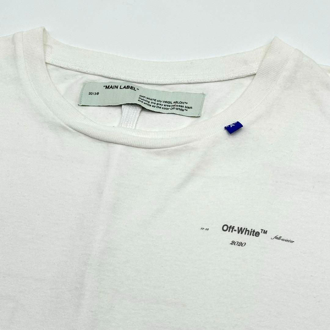 OFF-WHITE(オフホワイト)の(●’∀｀●)様予約済み　希少XL　オフホワイト アンフィニッシュド　Tシャツ メンズのトップス(Tシャツ/カットソー(半袖/袖なし))の商品写真