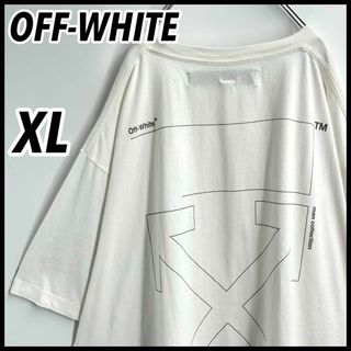 オフホワイト(OFF-WHITE)の(●’∀｀●)様予約済み　希少XL　オフホワイト アンフィニッシュド　Tシャツ(Tシャツ/カットソー(半袖/袖なし))