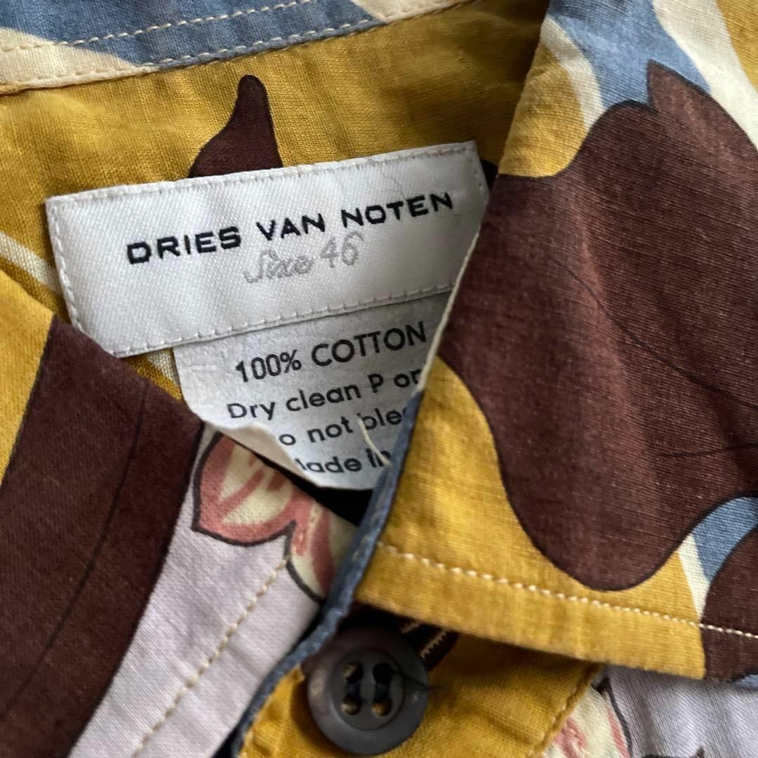 DRIES VAN NOTEN(ドリスヴァンノッテン)の58 DRIES VAN NOTENドリスヴァンノッテン シャツ メンズ 花柄 メンズのトップス(Tシャツ/カットソー(半袖/袖なし))の商品写真