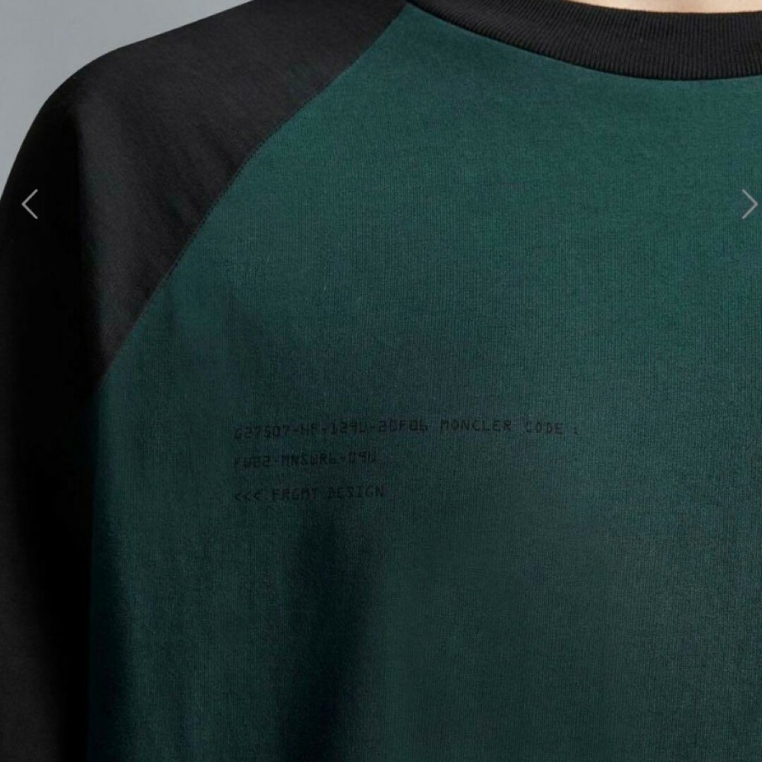 MONCLER(モンクレール)のMONCLER Fragment ロングスリーブ ラグランTシャツ L グリーン メンズのトップス(Tシャツ/カットソー(七分/長袖))の商品写真