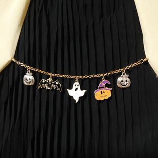 羽織留め　羽織紐　ストールクリップ　ハロウィン　ハロウィーン　ハンドメイド(着物)