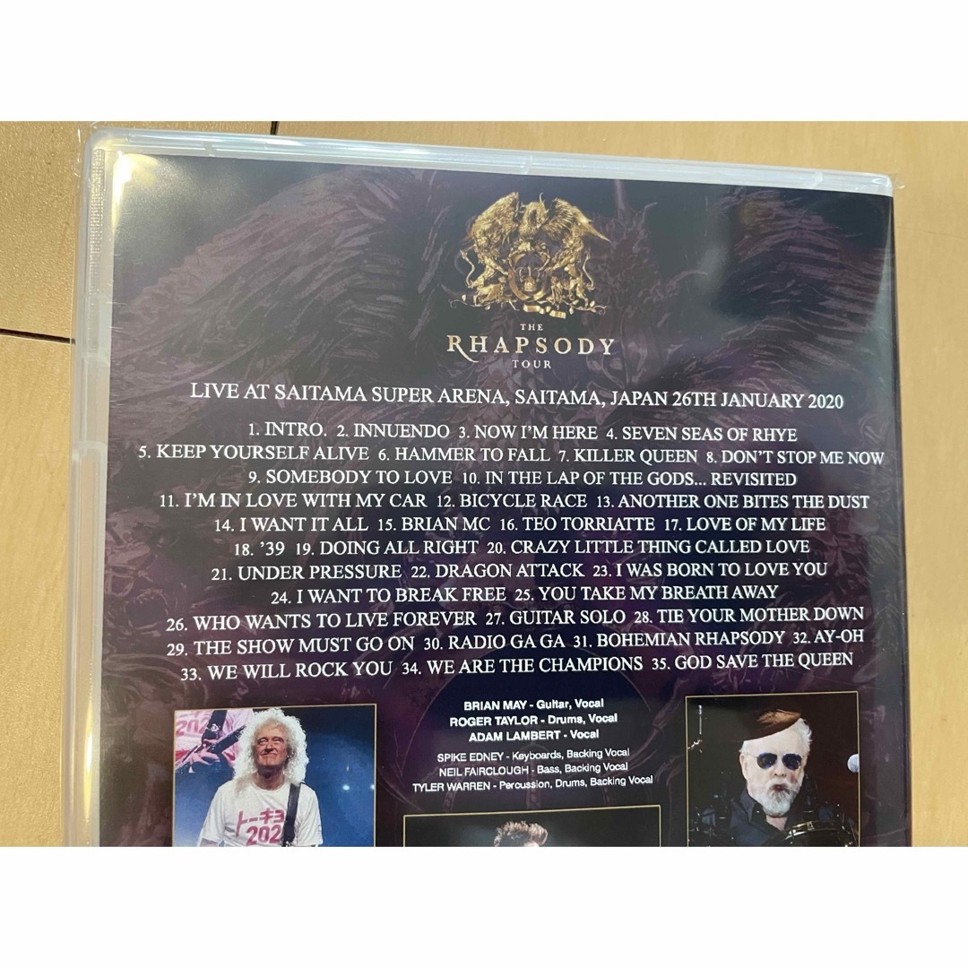 クイーン QUEEN + ADAM LAMBERT 2020  DVD  エンタメ/ホビーのDVD/ブルーレイ(ミュージック)の商品写真