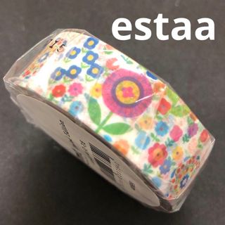 エムティー(mt)のmt × estaa コラボ　限定マスキングテープ 傘・小花　花畑(テープ/マスキングテープ)