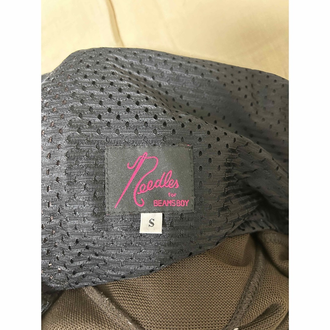 NEEDLES トラックパンツ ジャージ ナロータイプ ブラウン NEEDLES トラックパンツ ジャージ ナロータイプ ブラウン