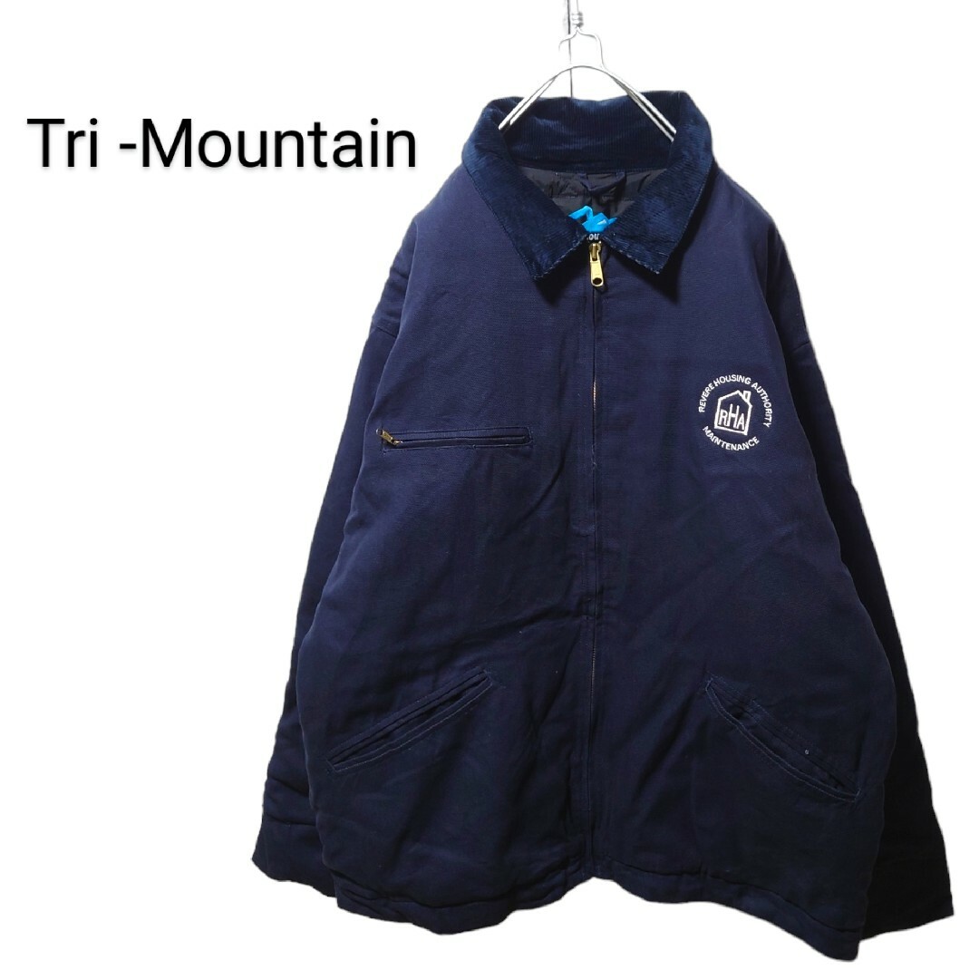 【Tri -Mountain】コーデュロイ襟 ダックジャケット A-1712 | フリマアプリ ラクマ