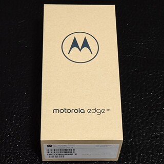 モトローラ(Motorola)の未開封新品「Motorola edge40」イクリプスブラック(スマートフォン本体)