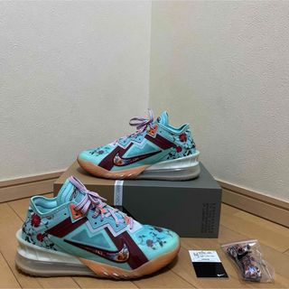 ナイキ(NIKE)のNIKE LEBRON 18 LOW "FLORAL"(スニーカー)