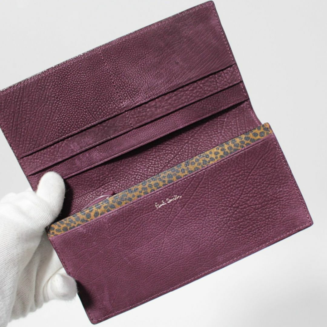 Paul Smith(ポールスミス)の新品 ポールスミス グレイニーシリーズ レオパードライン フラップ長財布 メンズのファッション小物(長財布)の商品写真