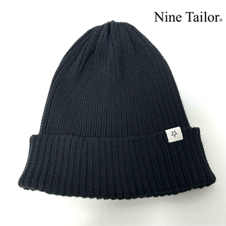 Nine Tailor - 【超美品】日本製 春夏Nine Tailorナインテーラーコットンニットキャップ