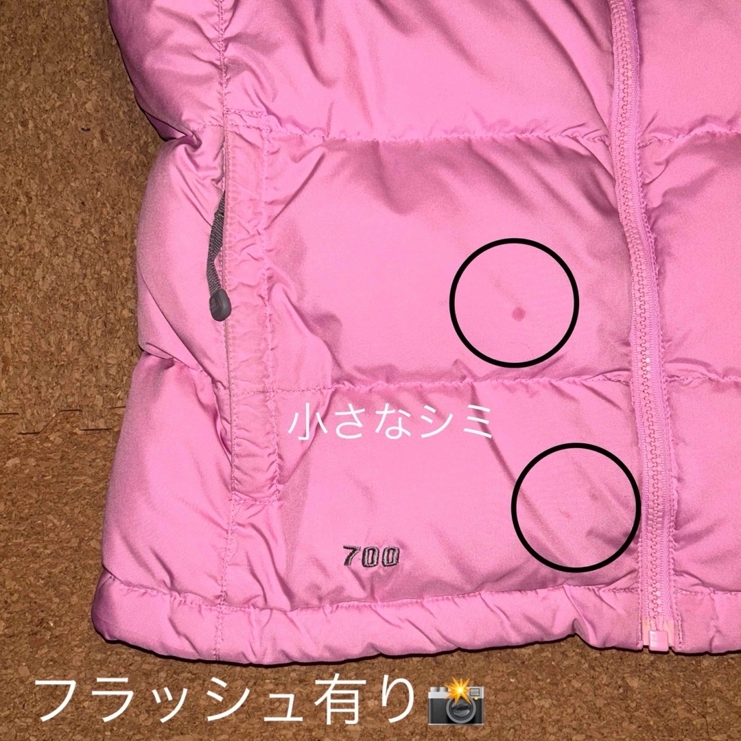 THE NORTH FACE(ザノースフェイス)の【THE NORTH FACE ヌプシ700 ダウンベスト】 ローズピンクS レディースのジャケット/アウター(ダウンベスト)の商品写真