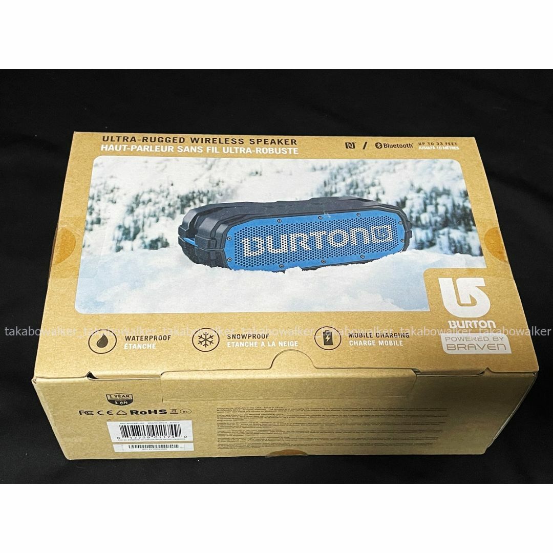 BRAVEN×Burton Bluetooth バートン ワイヤレススピーカー BRAVEN×Burton Bluetooth バートン ワイヤレススピーカー