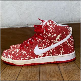 ナイキ(NIKE)の【美品】NIKE SB DUNK HIGH PREMIUM “RAW MEAT”(スニーカー)