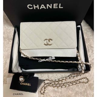 シャネル(CHANEL)のCHANEL チェーンウォレット　キャビアスキン(ショルダーバッグ)