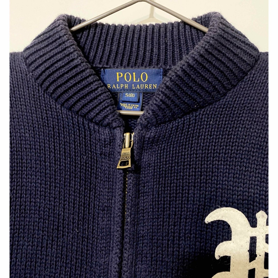 POLO RALPH LAUREN(ポロラルフローレン)の● Polo RALPH LAUREN キッズ フルジップ ニットジャケット キッズ/ベビー/マタニティのキッズ服男の子用(90cm~)(ニット)の商品写真