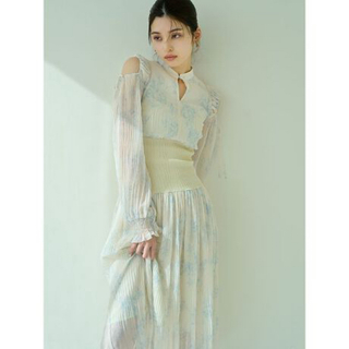SNIDEL - Her lip to❁Twinkle Pleated Knit Dressの通販 by えれ