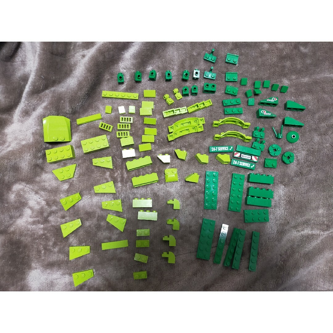 Lego(レゴ)のレゴ　緑　黄緑　パーツ セット キッズ/ベビー/マタニティのおもちゃ(知育玩具)の商品写真