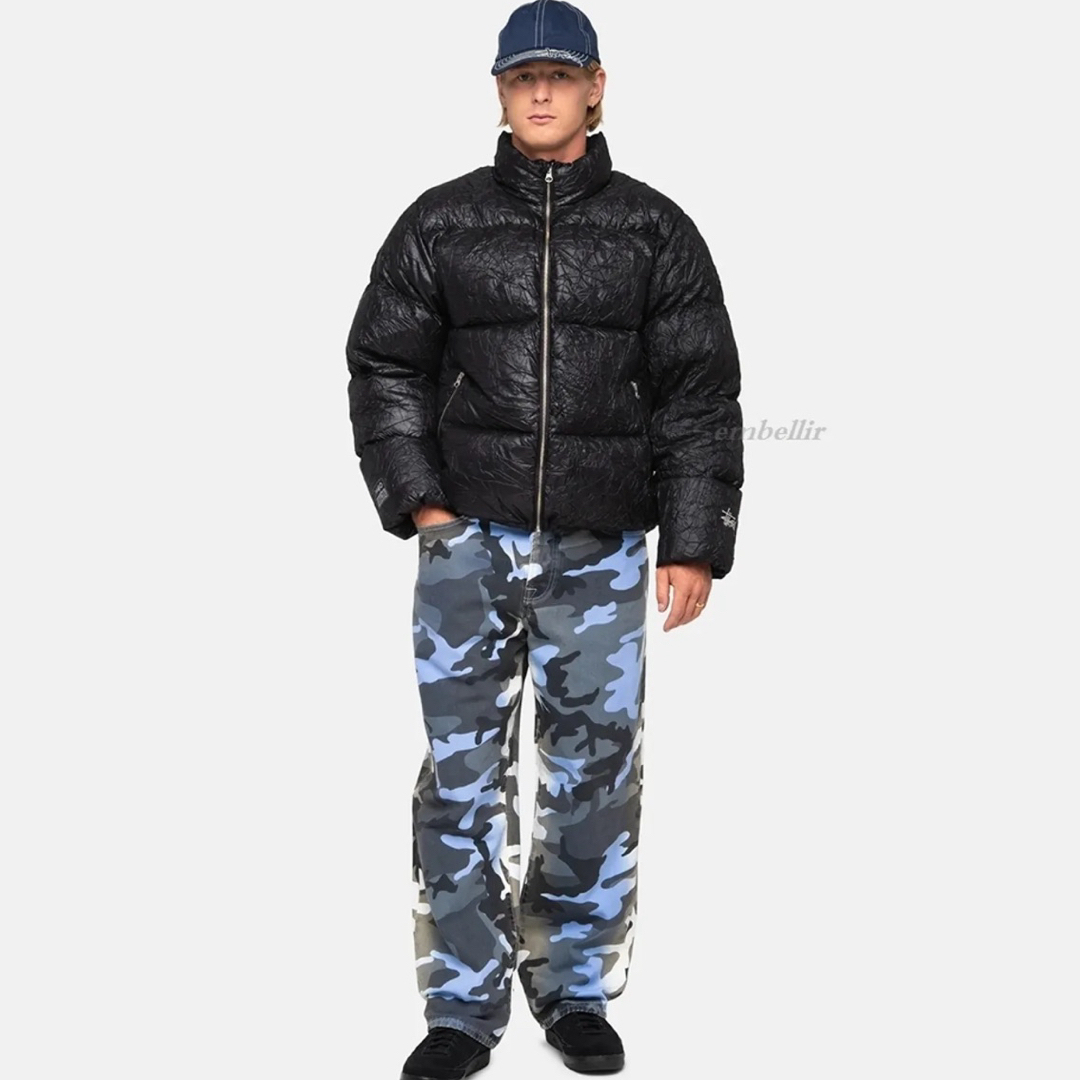 STUSSY(ステューシー)のSTUSSY DOWN PUFFER WRINKLED NYLON メンズのジャケット/アウター(ダウンジャケット)の商品写真